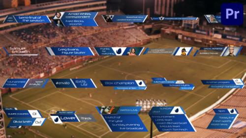 Action Sport Lower Thirds | Premiere Pro - 50755005
