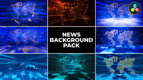 News Background Pack for DaVinci Resolve - 50769365