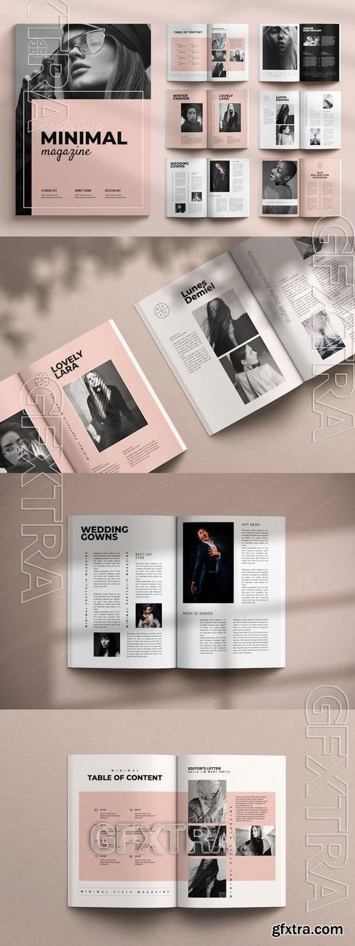 Minimal Magazine Template FSD7635 Minimal Magazine Template FSD7635