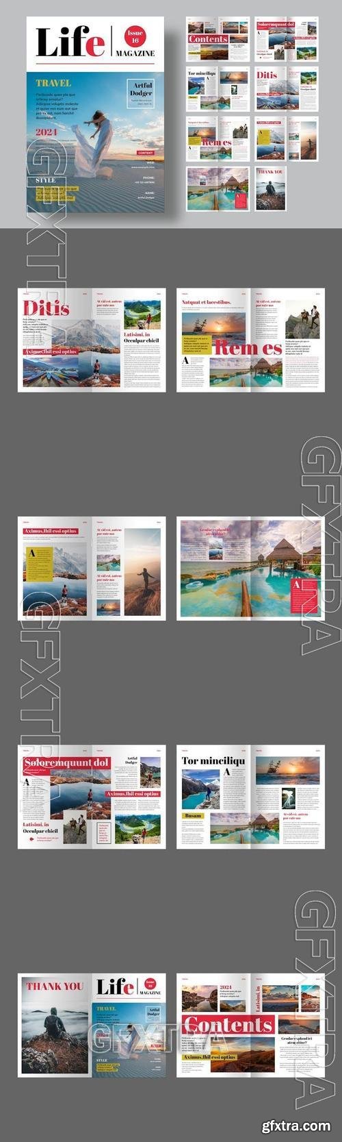 Travel Magazine 2DZFQN7 Travel Magazine 2DZFQN7