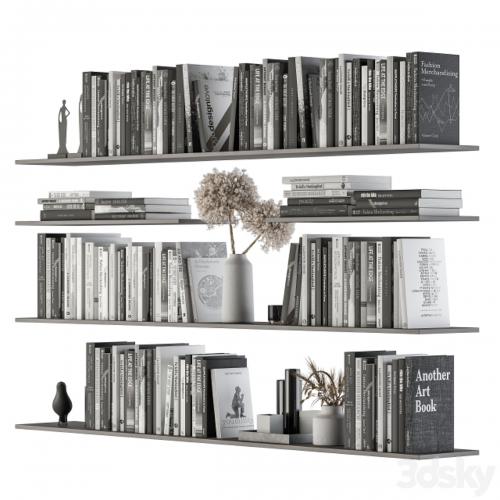 Decorative Set on Shelves and Decor objects - Set 07
