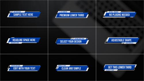 Elegant Lower Thirds | Premiere Pro - 50479519