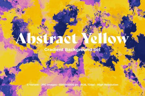 Abstract Yellow Gradient Background