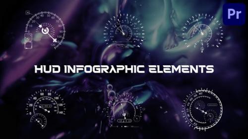 HUD Infographic Elements for Premiere Pro - 50786453