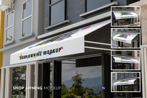 Shop Awning Mockup