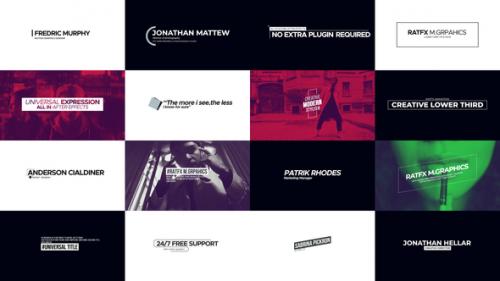 Line Lower Thirds - 50807309