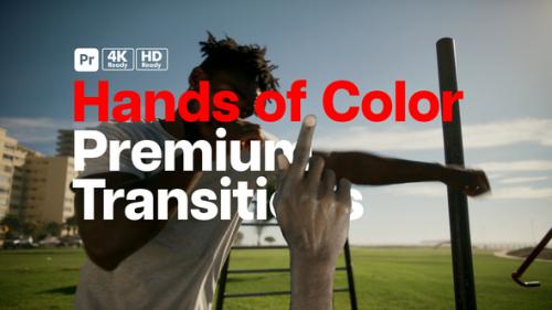 Premium Transitions Hands of Color for Premiere Pro - 50807753