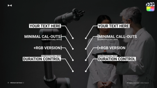 Minimal Call Outs 1.0 FCPX - 50845317