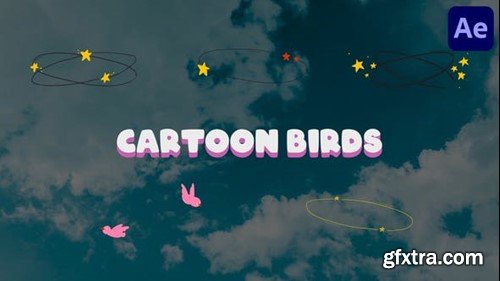 Videohive Circling Cartoon Birds for After Effects 50863753