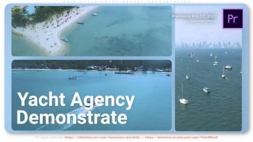 Grid Style Yacht Agency Presentation - 50833783