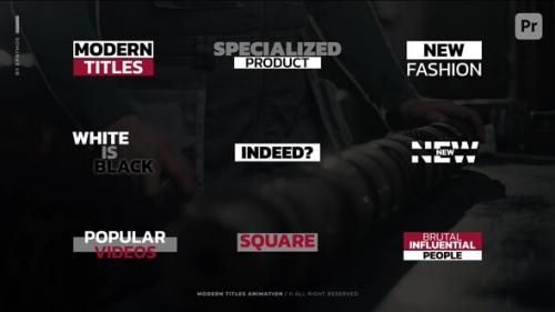 Modern Titles Animation v2.0 | PP - 50840090