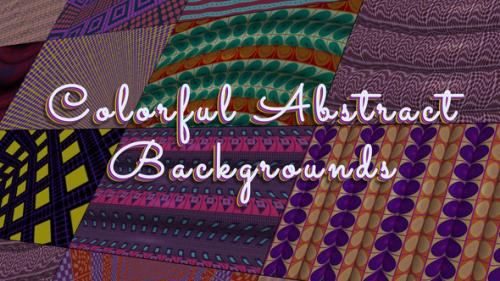 Colorful Abstract Forms Backgrounds - 50851131