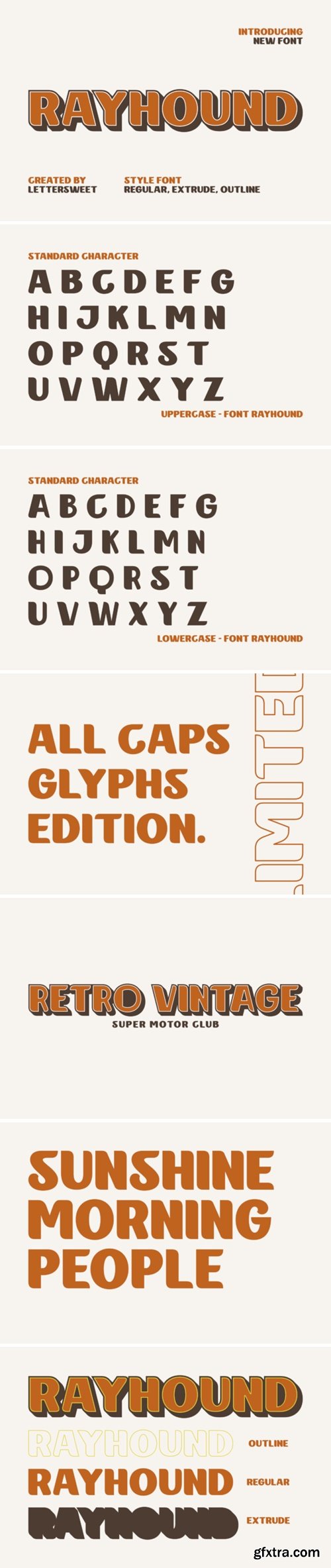 Rayhound Font