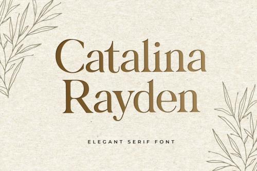 Catalina Rayden Serif Display Font