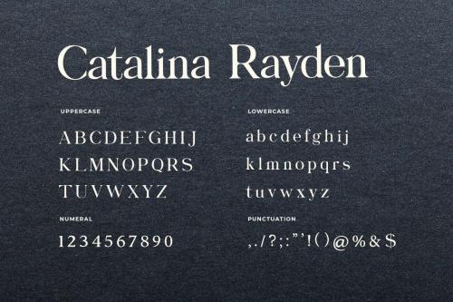 Catalina Rayden Serif Display Font