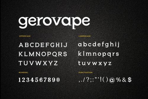 Gerovape Serif Font