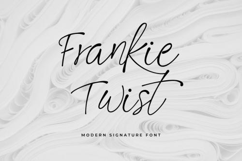 Frankie Twist Signature Font