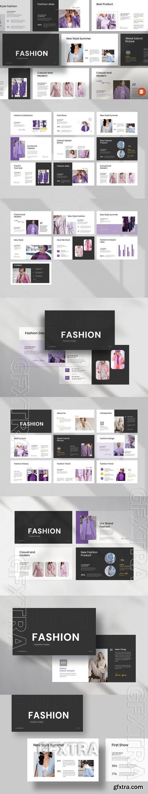 Fashion PowerPoint Presentation Template DWUG6UU