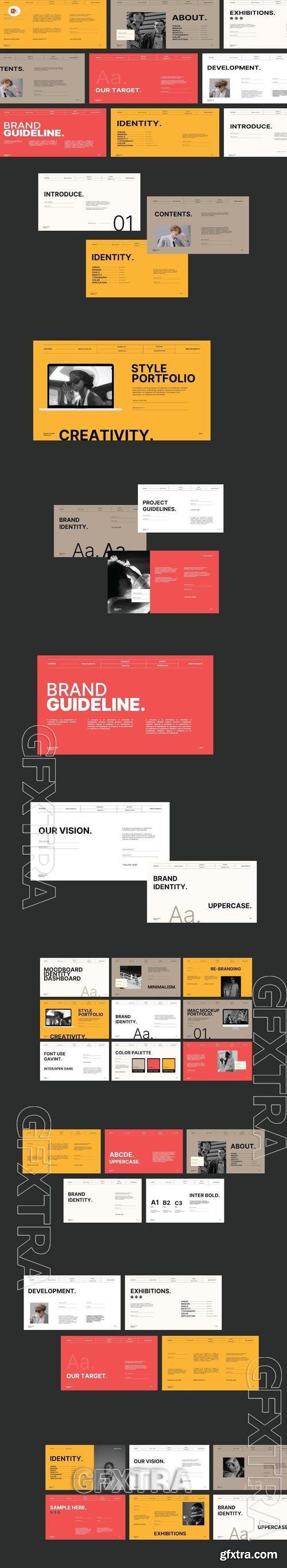 Gavint - Brand Guidelines PowerPoint Template PMZK2SR