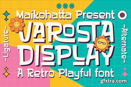 Varosta Display - Retro Playful JQVUHDG