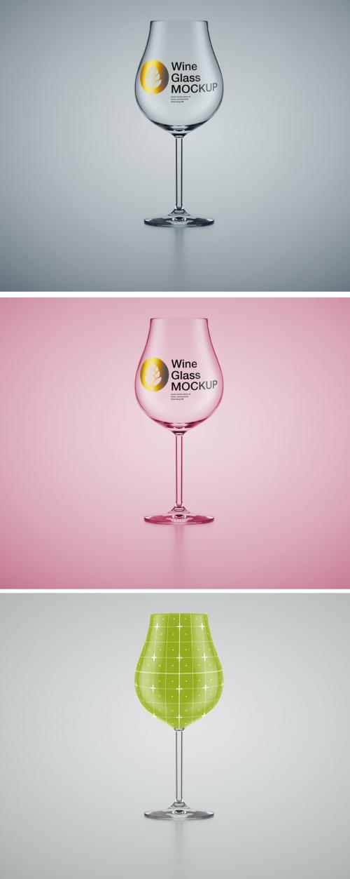 Wine Glass Mockup - 450203380