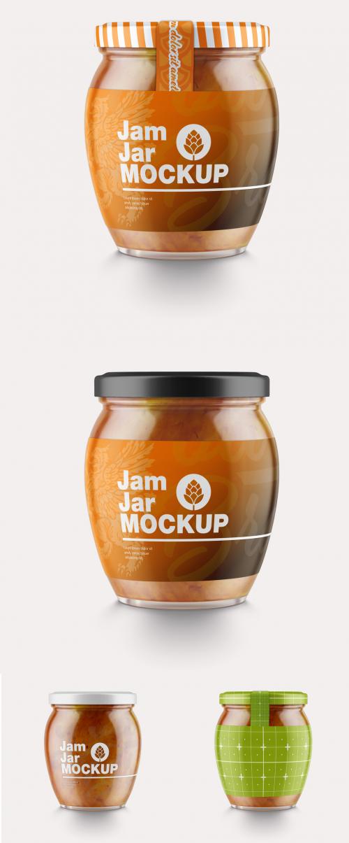Glass Jar Mockup - 450203381