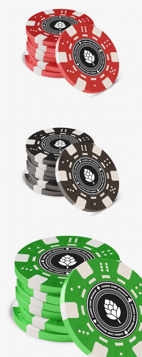 Poker Chips Mockup - 450203415