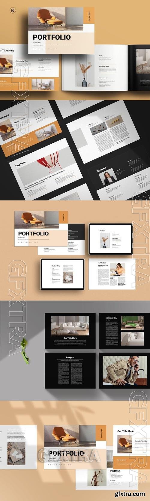 Portfolio Brochure Landscape Template 4CA4DET Portfolio Brochure Landscape Template 4CA4DET