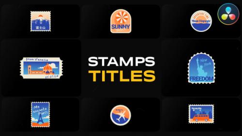 Stamps Titles | DaVinci Resolve - 50841851