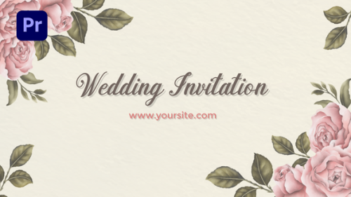 Romantic Wedding Invitation (MOGRT) - 50856847
