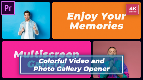 Creative Multiscreen Opener | Effective MOGRT for Premier Pro - 50857866