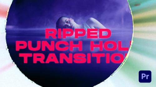 Ripped Punch Hole Transitions | Premiere Pro - 50858398