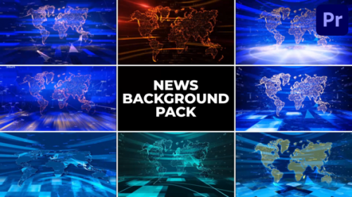 News Background Pack for Premiere Pro - 50864211