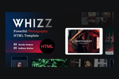 Whizz - Photography Template