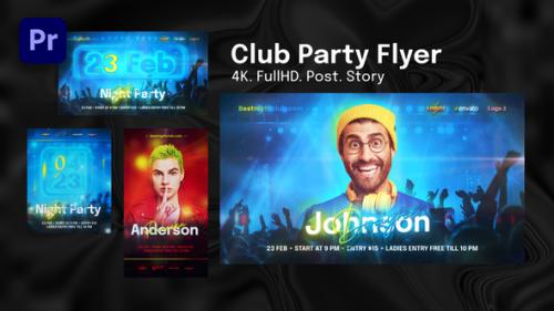 Club Party Flyer | Premiere Pro - 50874327