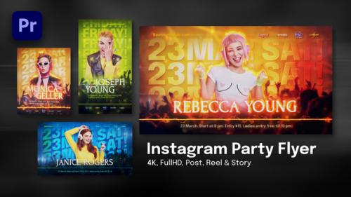Instagram Party Flyer | Premiere Pro - 50874701
