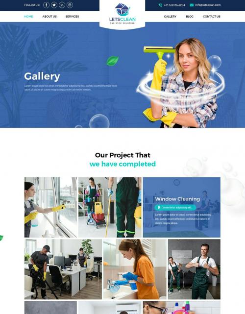 LetsClean | Cleaning Services HTML Template