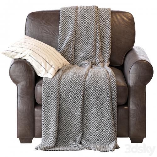 Fremont Roll Arm Upholstered Armchair