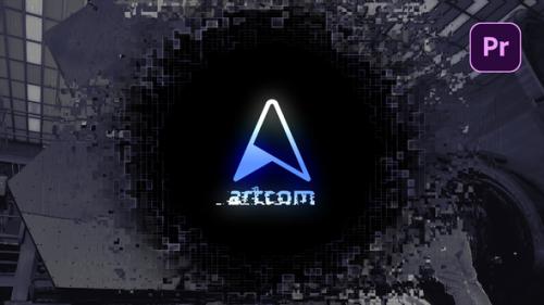 Digital Logo - Glitch Logo - 50891826