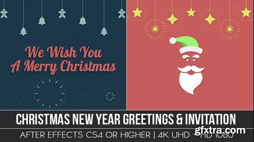 Videohive Christmas New Year Greeting & Invitation 20978880