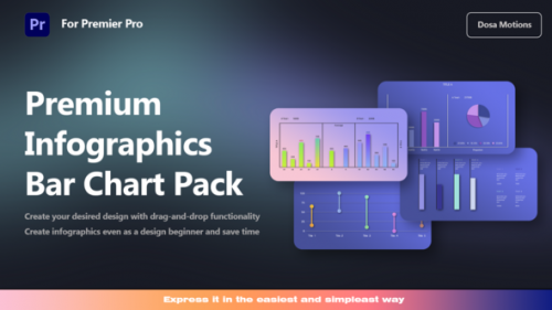 Premium bar chart pack | Infographics - 50868326