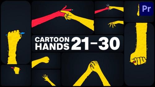 Cartoon Hands for Premiere Pro - 50874306
