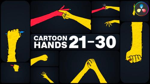 Cartoon Hands for DaVinci Resolve - 50893418