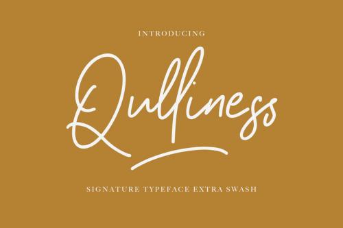 Qulliness Signature Font