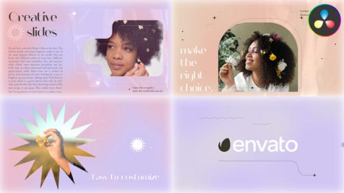 Holographic Pastel Slides for DaVinci Resolve - 50894671