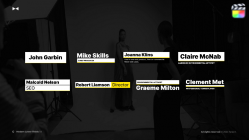 Modern Lower Thirds FCPX - 50915668