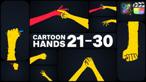 Cartoon Hands for FCPX - 50916493