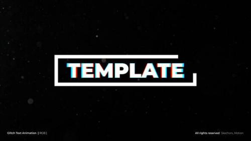 Glitch Text Animation | Premiere Pro - 50918013