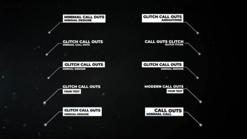 Glitch Call Outs | Premiere Pro - 50919729