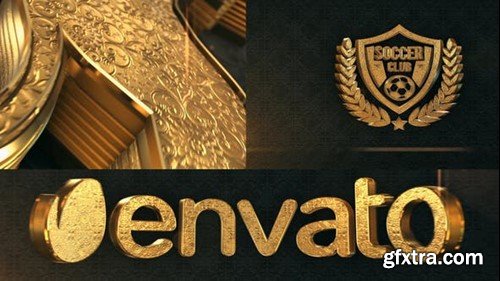 Videohive 3D Gold Logo Reveal V2 24896297